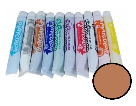 TEMPERA marron  (blis x10 uni)